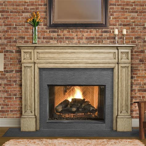 But to truly be part of the home, a fireplace must warm our hearts. . Pearl mantel